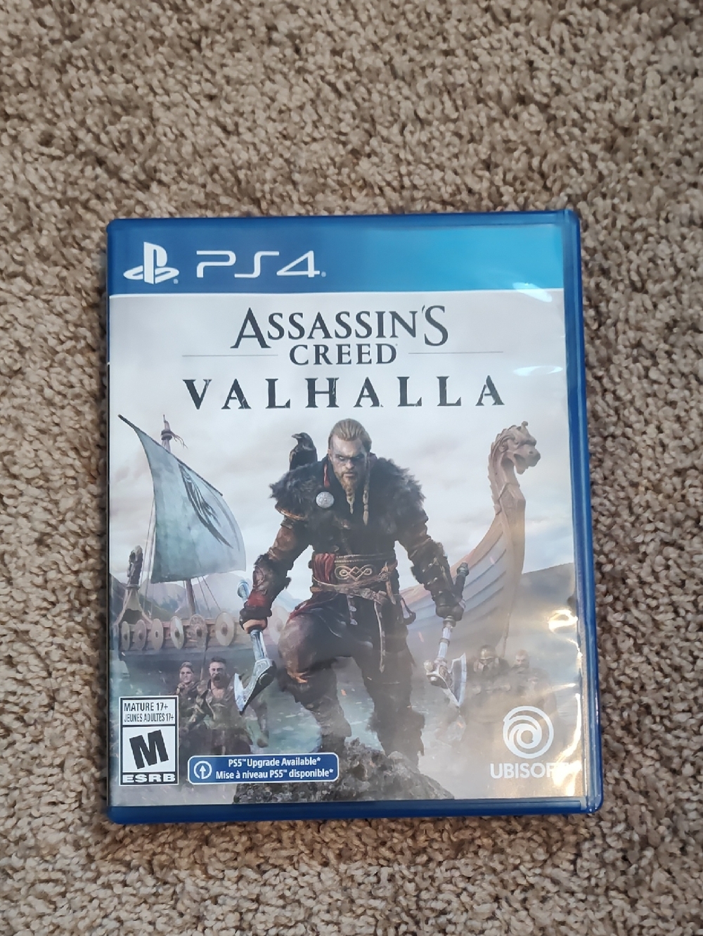 Assassin's Creed Valhalla PS4 Game - Blue Case by Ubisoft